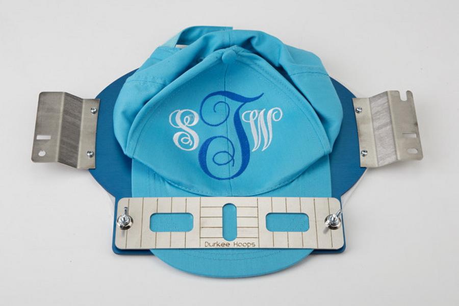 Durkee Embroidery Cap Frame for Multi-Needle Commercial Embroidery Machines - 5.5in x 6in Flat Cap Frame