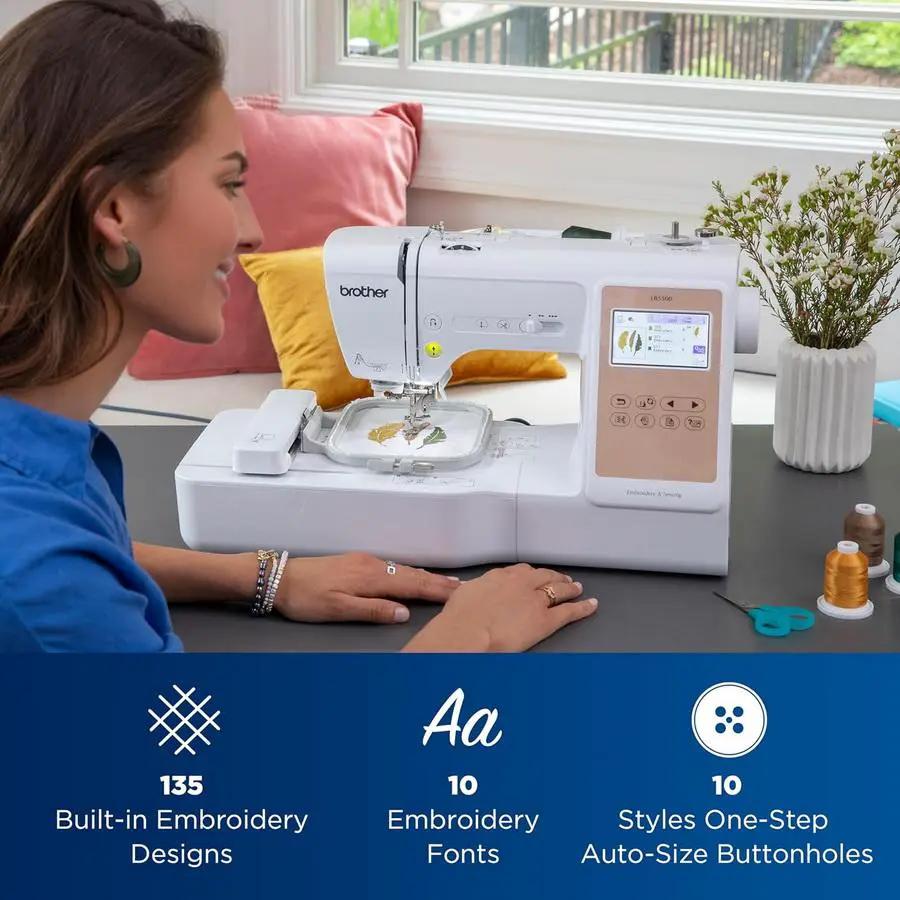 Brother LB5500 Computerized Sewing & Embroidery Machine - Sewingmachinesplus.com