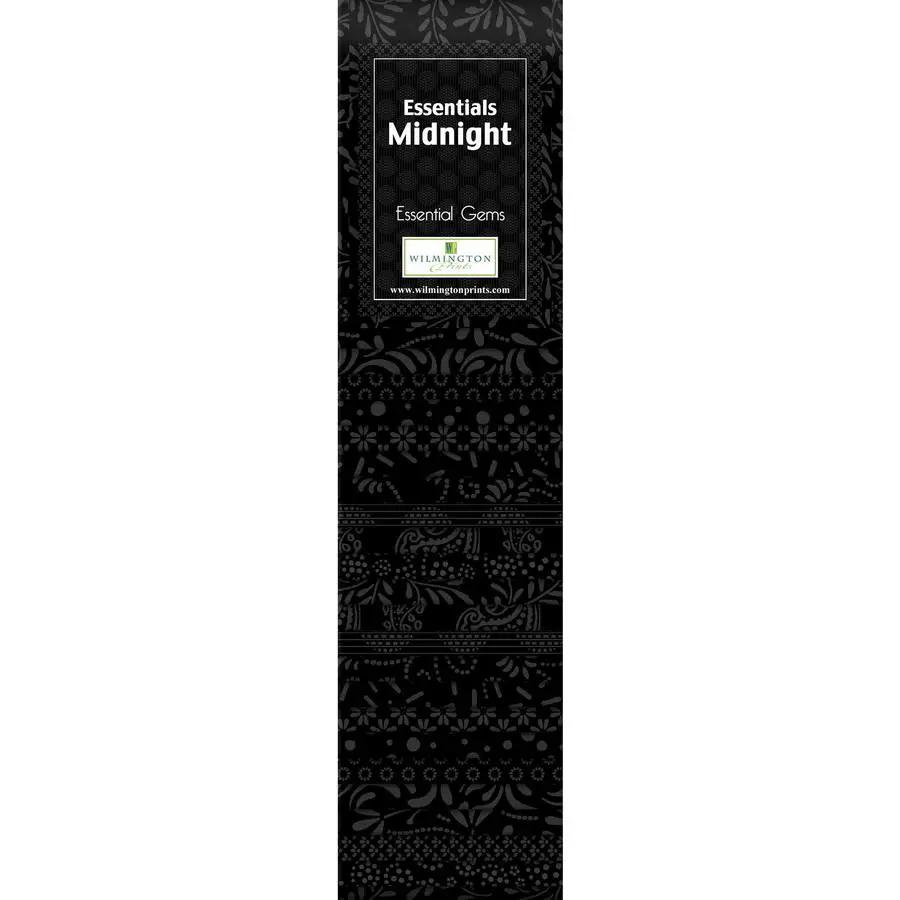 Wilmington Prints Midnight 24 Pack - 2.5 inch x 44 inch Strips - Sewingmachinesplus.com