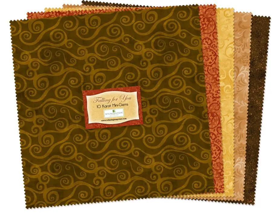 Wilmington Prints Skinny Falling For You Fabric Kit - 10 inch Squares - Sewingmachinesplus.com