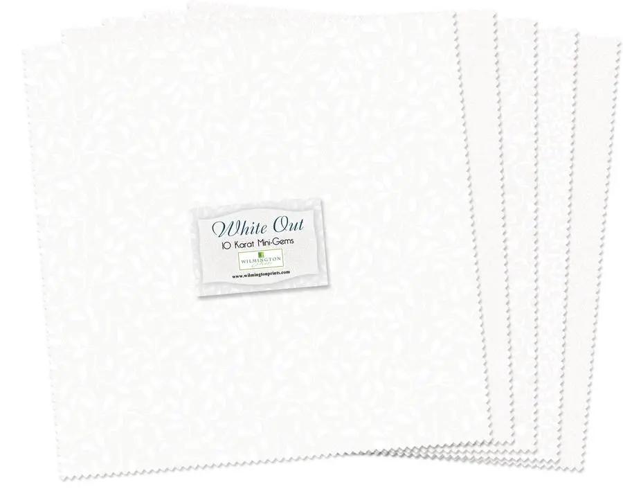 Wilmington Prints White Out Fabric Kit - 10 inch Squares - Sewingmachinesplus.com