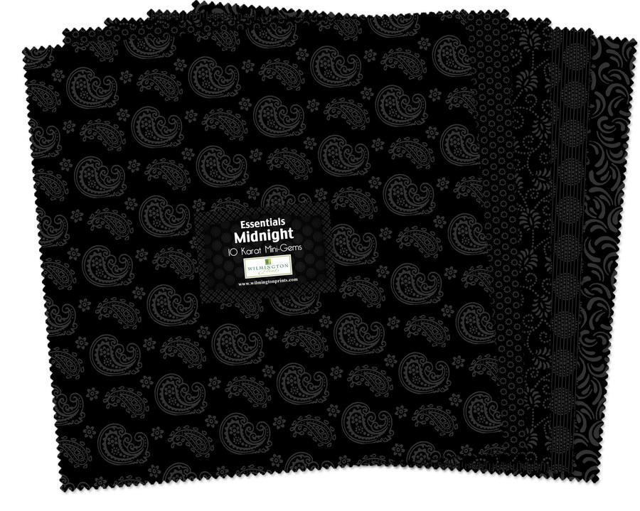 Wilmington Prints Midnight Essentials Fabric Kit - 10 inch Squares - Sewingmachinesplus.com