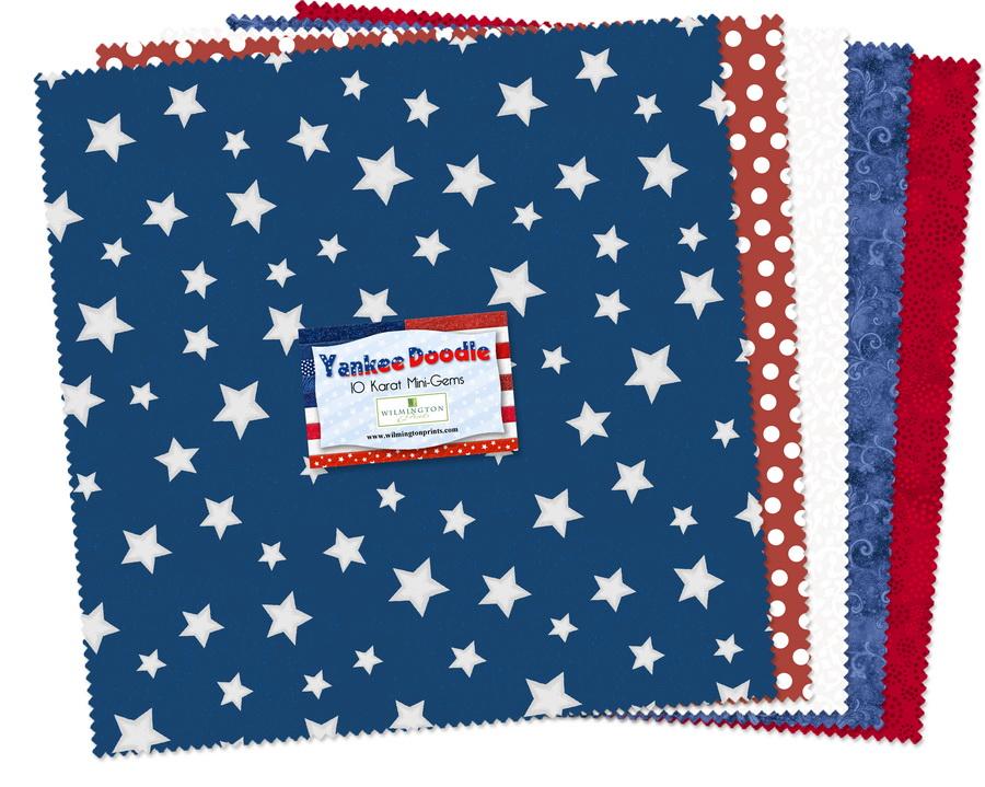 Wilmington Prints Yankee Doodle Fabric Kit - 10 inch Squares - Sewingmachinesplus.com