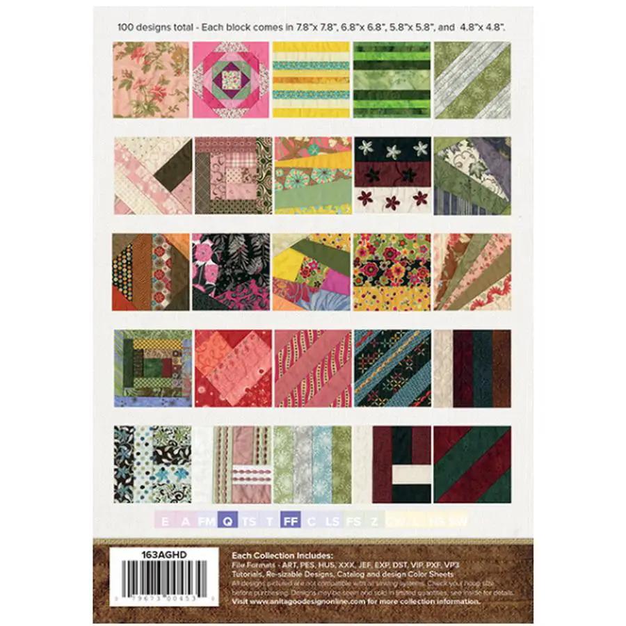 Anita Goodesign Jelly Roll Quilt Blocks 163AGHD - Sewingmachinesplus.com