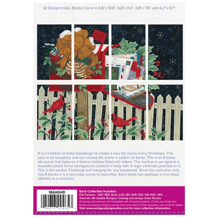 Anita Goodesign Letters to Santa 166AGHD - Sewingmachinesplus.com