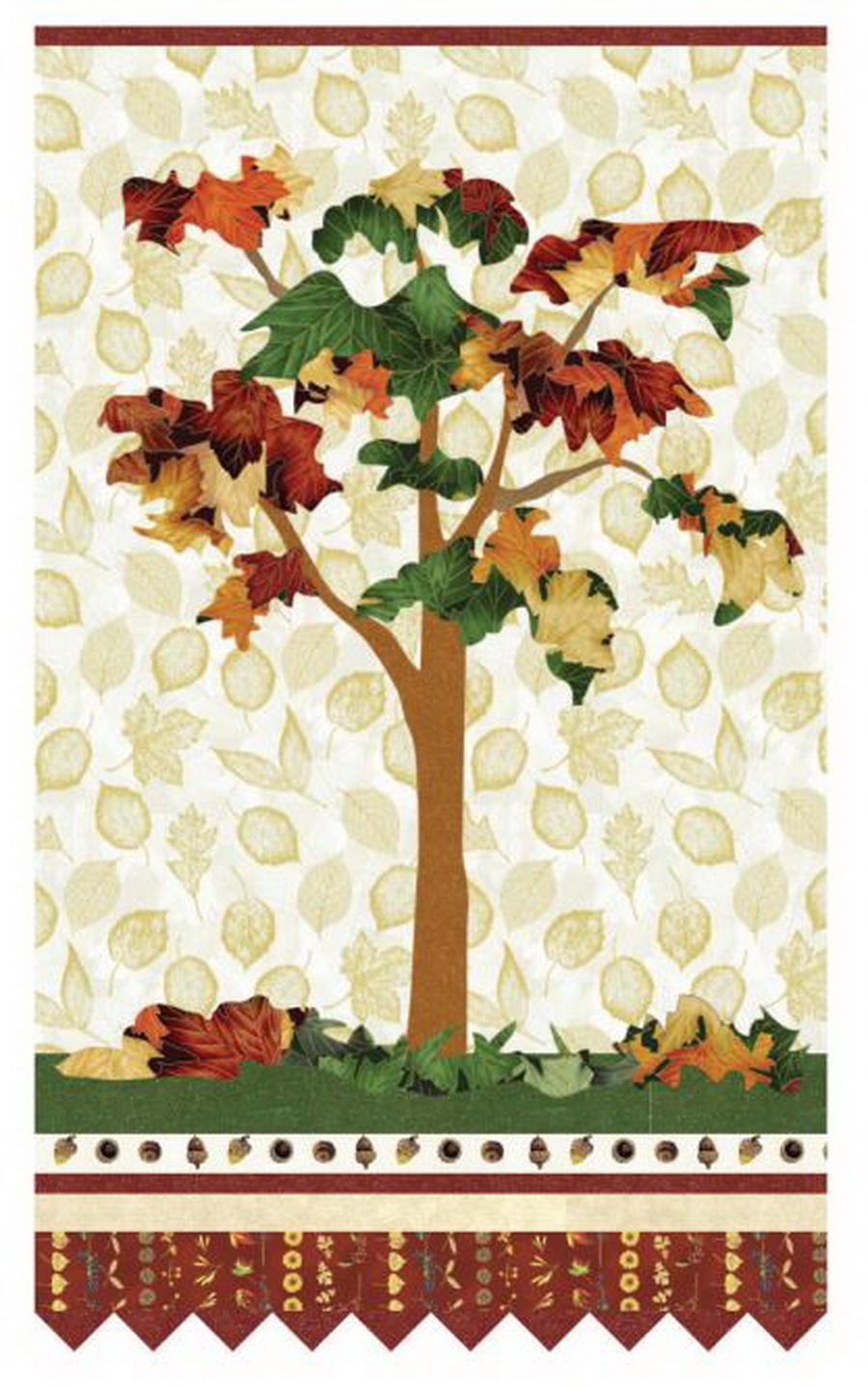 Hoffman Fabrics - Falling Leaves Quilting Fabric Kit