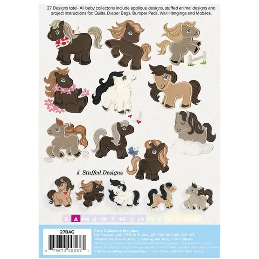 Anita Goodesign Baby Ponies 27BAG - Sewingmachinesplus.com
