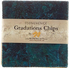 Stonehenge Gradations Brights Oxidized Copper - 5 inch Squares 42 Pieces - Sewingmachinesplus.com