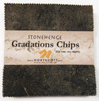 Stonehenge Gradations Brights Slate Chips - 5 inch Squares 42 Pieces - Sewingmachinesplus.com