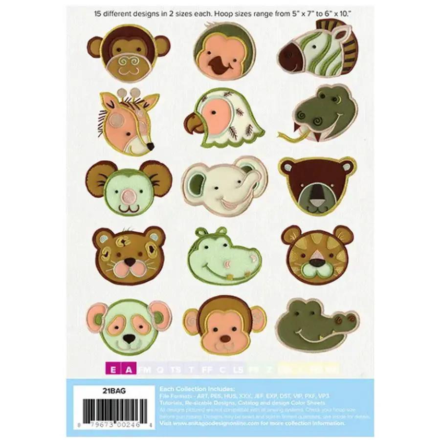 Anita Goodesign Baby Zoo Animals 21BAG - Sewingmachinesplus.com
