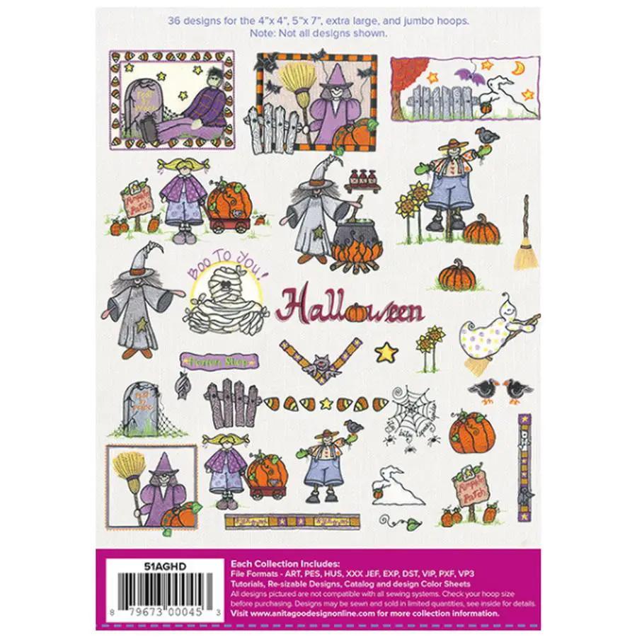 Anita Goodesign Trick or Treat (38 Designs) 51AGHD - Sewingmachinesplus.com
