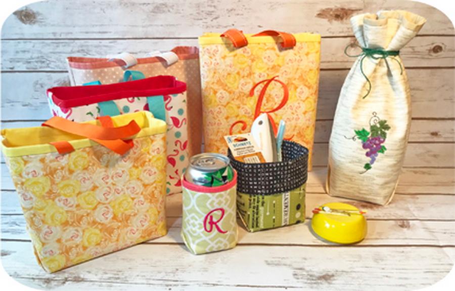 Embroidery Garden Boxy Bags Set - Sewingmachinesplus.com