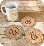 Embroidery Garden Cork Coasters Set - Sewingmachinesplus.com