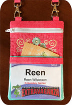Embroidery Garden Event Badge Pouches - Sewingmachinesplus.com