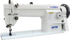 Techsew 1460 Flatbed Compound Feed with Assembled Table and Motor Industrial Sewing Machine - Sewingmachinesplus.com