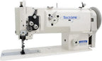 Techsew 1660 Flatbed Compound Feed Industrial Sewing Machine with Assembled Table and Motor - Sewingmachinesplus.com