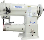 Techsew 2750 Pro With Speed Reducer Cylinder Large Bobbin Compound Feed Industrial Sewing Machine Industrial Sewing Machine with Assembled Table and Motor - Sewingmachinesplus.com