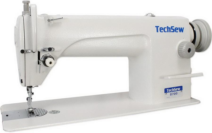 Techsew 8700 Highspeed Lockstitch Industrial Sewing Machine With Assembled Table and Motor - Sewingmachinesplus.com