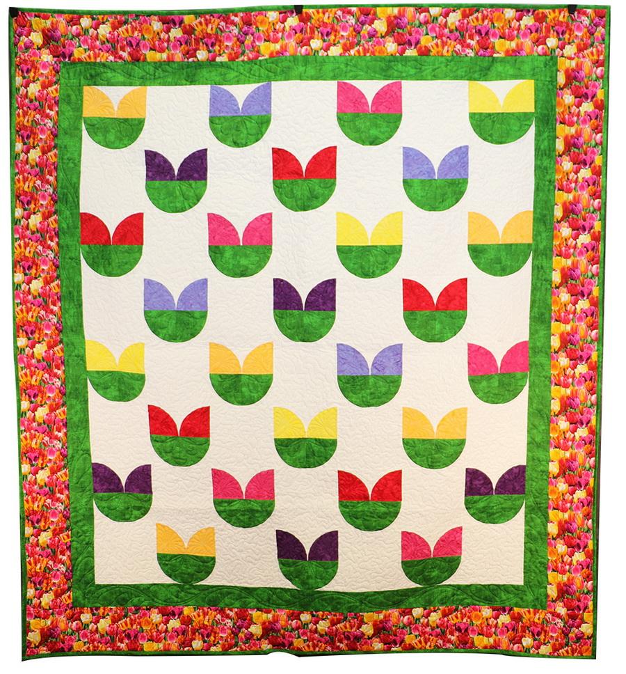 Ready to Sew Tulip Pre - cut Quilt Kit - Sewingmachinesplus.com