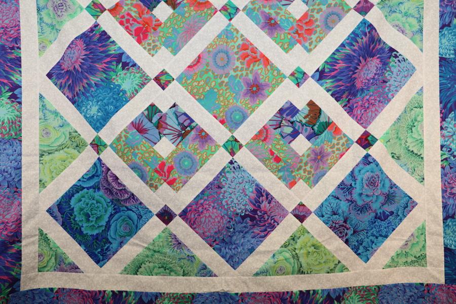 Ready to Sew Midnight In The Garden Pre - cut Quilt Kit - Sewingmachinesplus.com