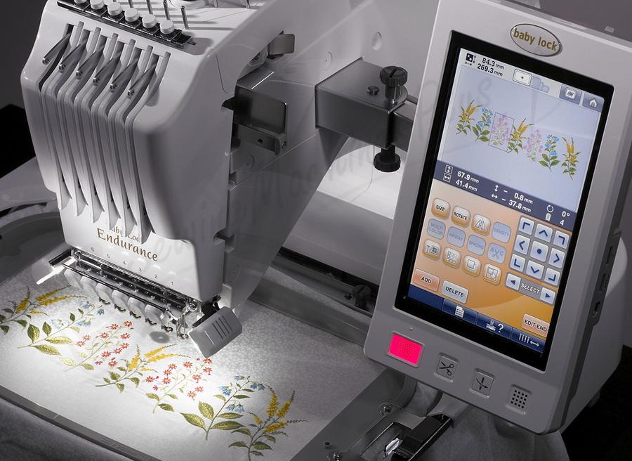 Baby Lock Endurance 6 Needle Embroidery Machine (BND9) - Sewingmachinesplus.com