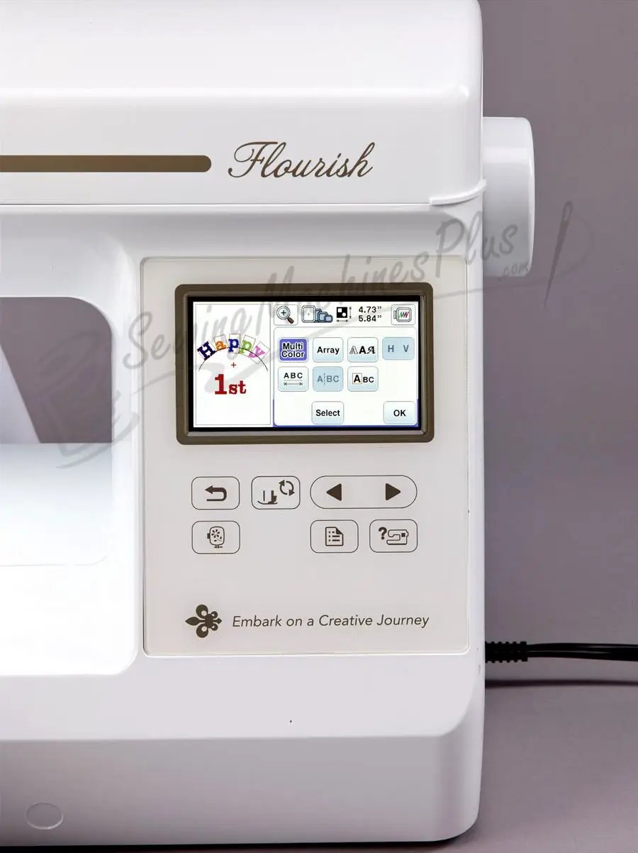 Baby Lock Flourish Embroidery Only Machine (BLMFO) - Sewingmachinesplus.com