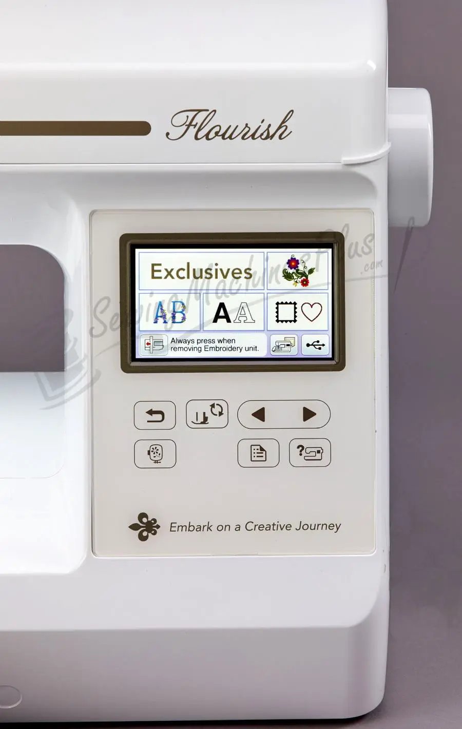 Baby Lock Flourish Embroidery Only Machine (BLMFO) - Sewingmachinesplus.com