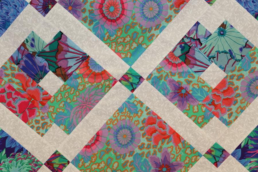 Ready to Sew Midnight In The Garden Pre - cut Quilt Kit - Sewingmachinesplus.com