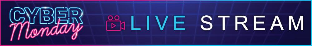 Cyber Monday Live Stream Banner