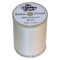Finishing Touch White Bobbin Thread 100% Poly 60wt (FTB02) (Box of 5)