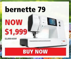 Bernette B79 Sewing and Embroidery Machine