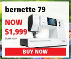 Bernette B79 Sewing and Embroidery Machine