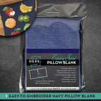 OESD Pillow Blank Case Navy 14 in x 14 in - Sewingmachinesplus.com