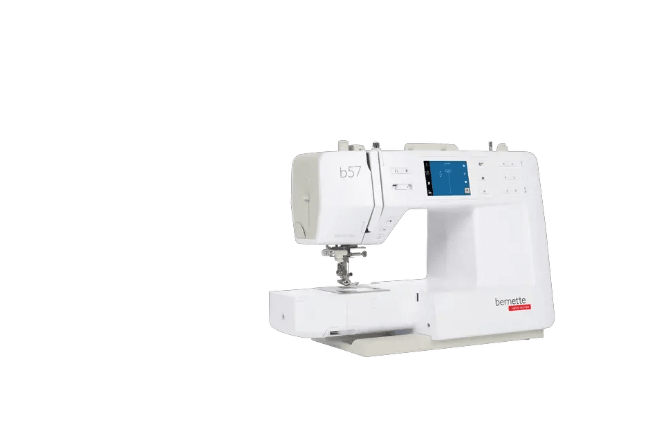 Bernette B57 sewing machine, white with touchscreen display