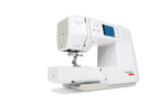 Bernette B57 sewing machine, white with blue touchscreen display, Bernina brand