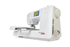 Bernette B59 sewing and embroidery machine, white with Bernette Swiss Design branding
