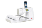 Bernette B59 sewing and embroidery machine, white with built-in touchscreen display