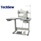 Techsew 2750 Cylinder Large Bobbin Compound Feed Industrial Sewing Machine with Assembled Table and Motor - Sewingmachinesplus.com