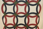Ready to Sew Bittersweet Double Wedding Ring Pre - cut Quilt Kit - Sewingmachinesplus.com