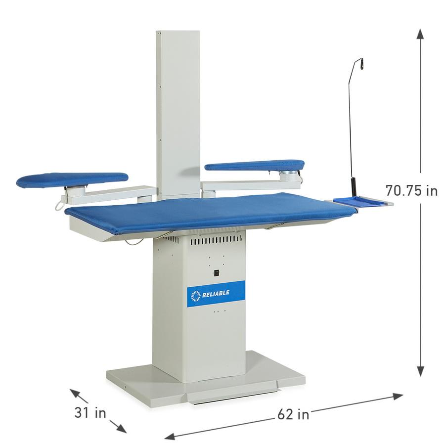 Reliable 6600VB Professional Vacuum Pressing Table - Sewingmachinesplus.com