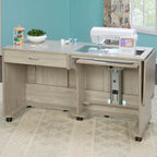 Koala Quilters Vision Cabinet With Caddie - Grey Oak Q-G001