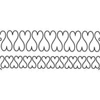Groovy Board - 10in. Red Hot Hearts Quilting Template - Sewingmachinesplus.com