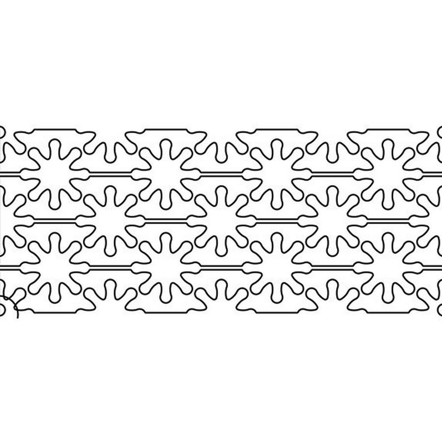 Groovy Board - 10in. Snowed In Template - Sewingmachinesplus.com