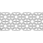 Groovy Board - 10in. Snowed In Template - Sewingmachinesplus.com