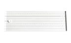 EncorePlus 2in x 6in long-arm mini ruler, white plastic with black measurement marks