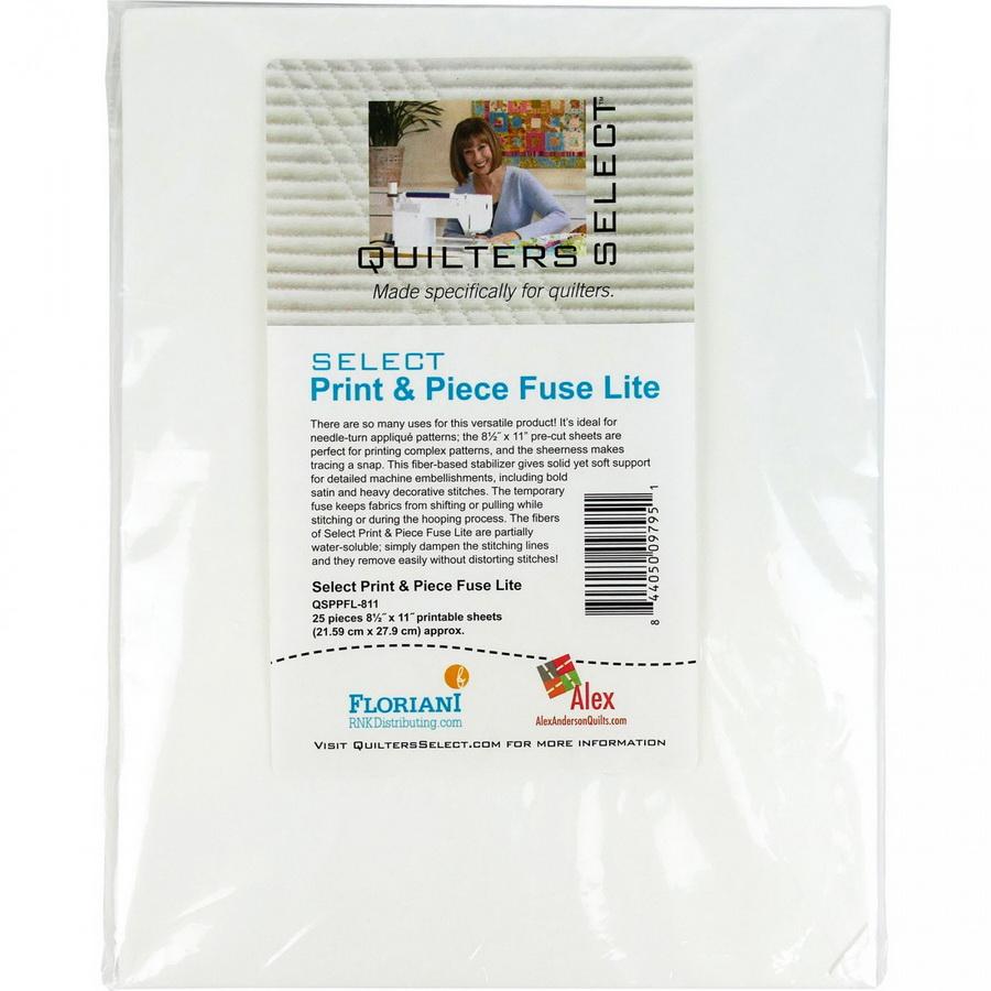 Quilters Select Print & Piece Fuse Lite - 20" x 11 yds