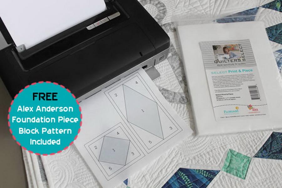 Quilters Select Print & Piece - 25 Sheets - 8.5" x 11"