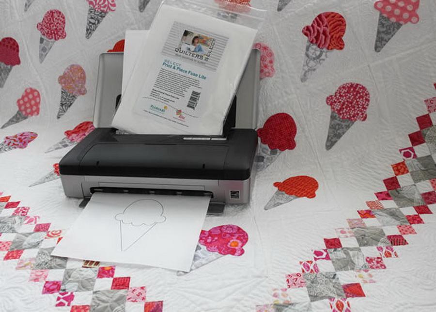 Quilters Select Print & Piece Fuse Lite - 20" x 11 yds