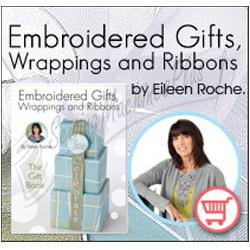 Embroidered Gifts, Wrappings and Ribbons by Eileen Roche