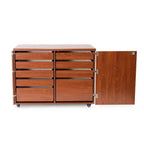 Kangaroo Sewing Furniture Dingo II and Aussie II Bundle Cabinet Set (Teak) - Sewingmachinesplus.com